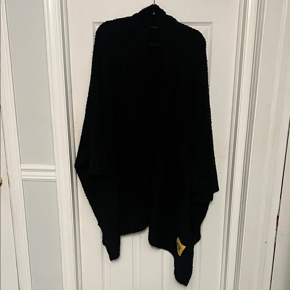 Big Blanket Co Black Fleece Blanket Premiere Plush Wrap - Picture 2 of 10